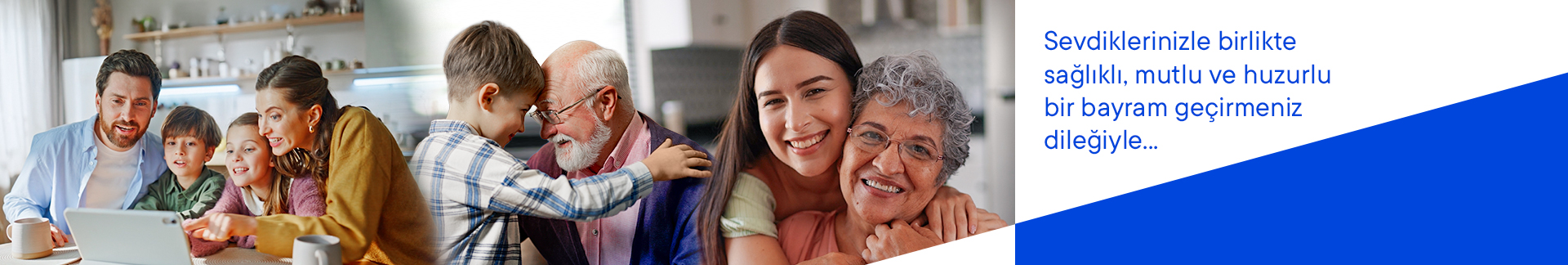 Sevdiklerinizle birlikte sağlıklı, mutlu ve huzurlu bir bayram geçirmeniz dileğiyle...