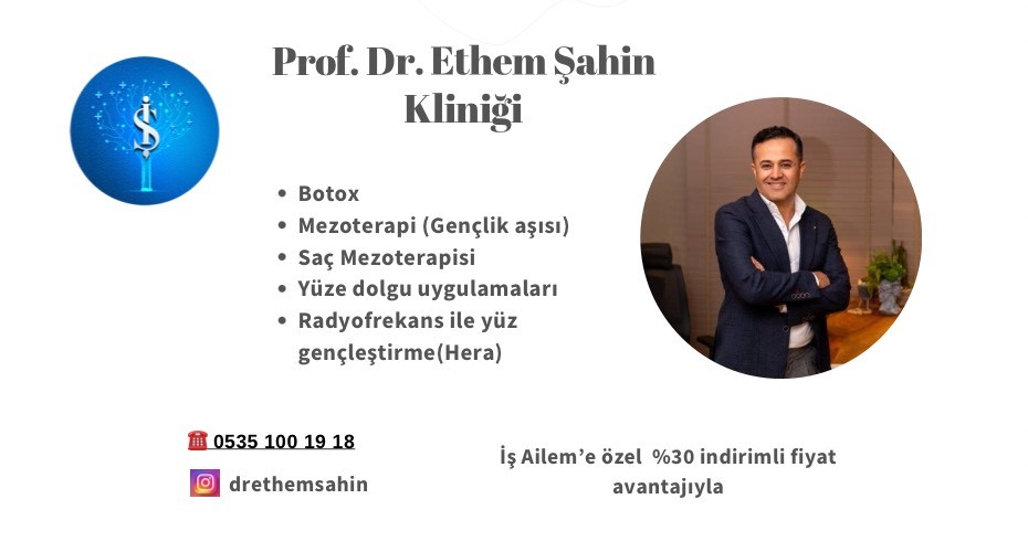 PROF. DR. ETHEM ŞAHİN KLİNİĞİ TARAFINDAN EMEKLİLERİMİZE ÖZEL % 30 İNDİRİM FIRSATI....